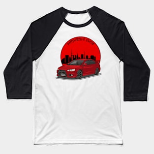 Mitsubishi Lancer EVO X Baseball T-Shirt